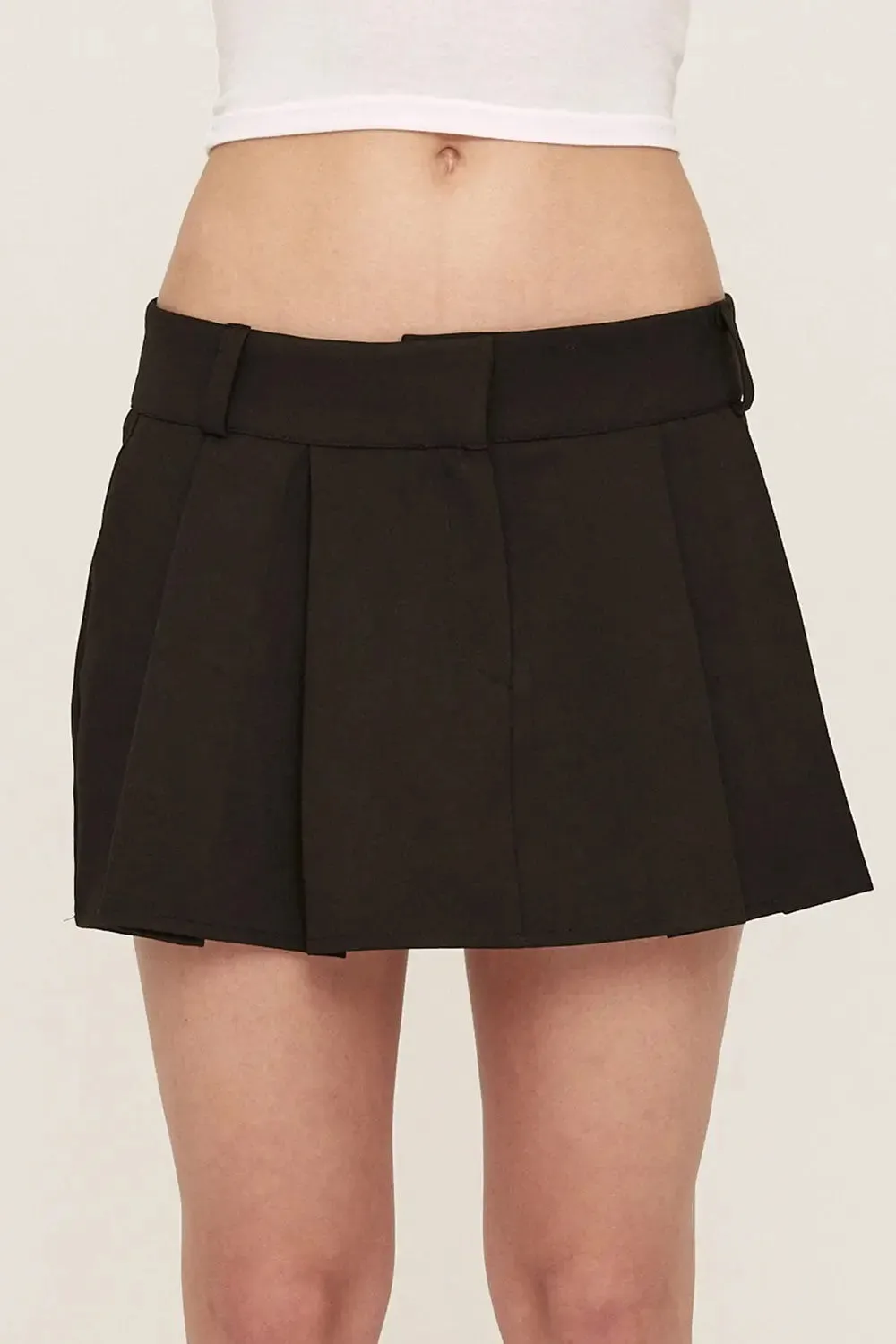 Adair Lowrise Pleat Skirt