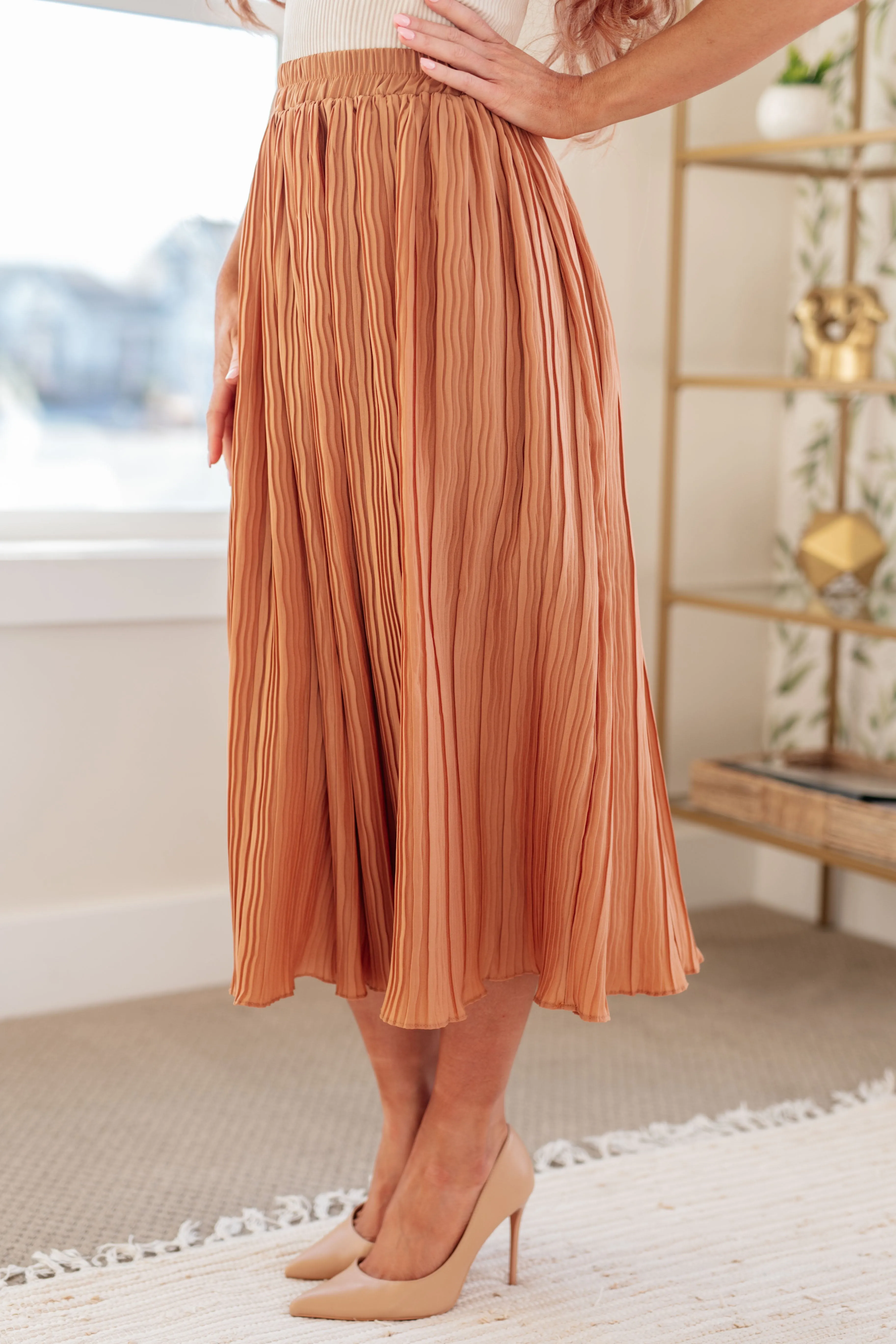 Are You Talking to Me Pleated Midi Skirt- USE CODE SPRING24 for 40% OFF!!!!