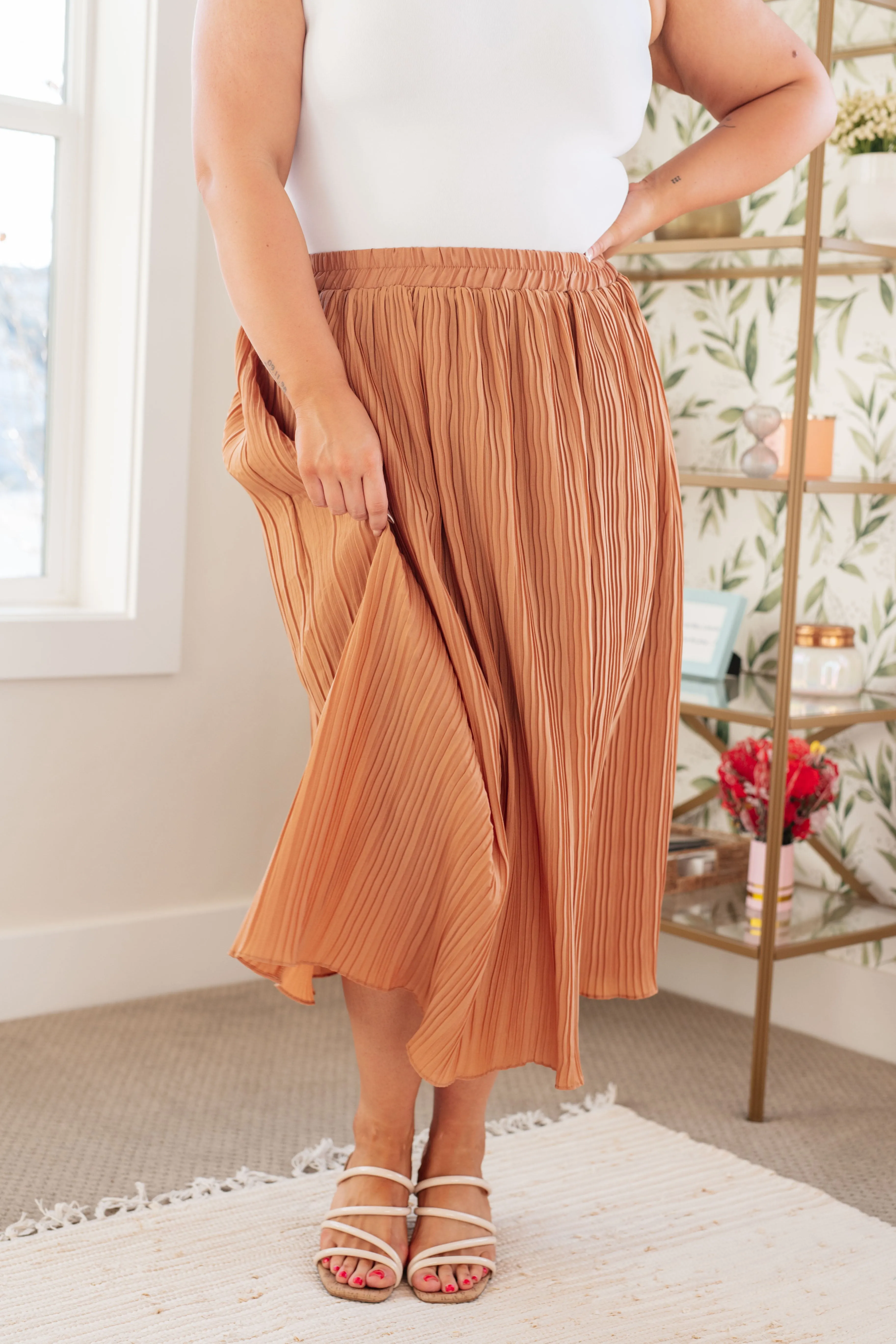 Are You Talking to Me Pleated Midi Skirt- USE CODE SPRING24 for 40% OFF!!!!