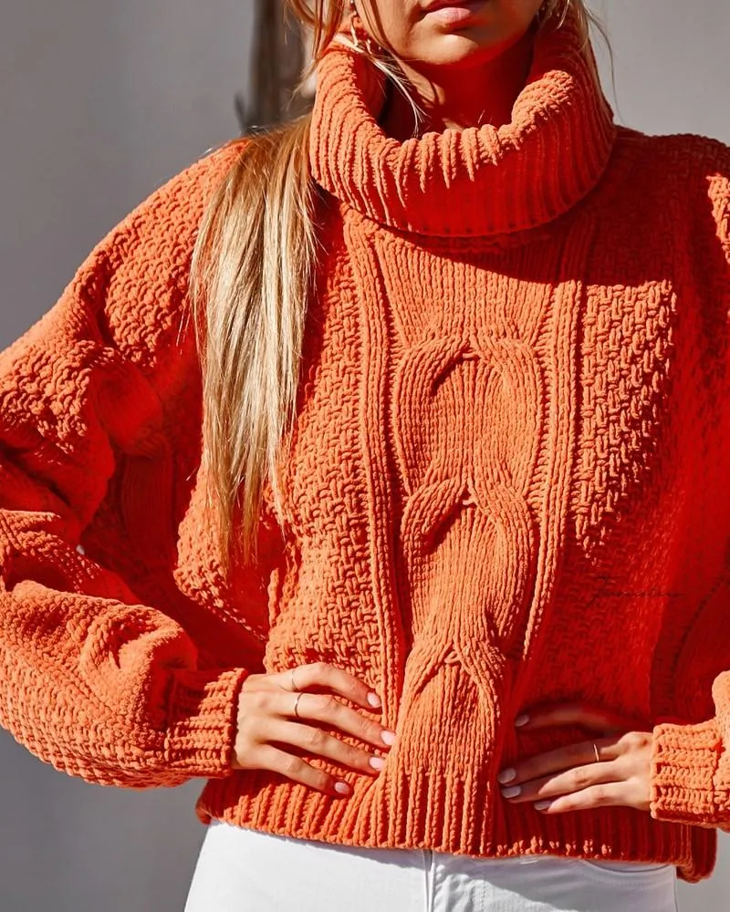 Aspen Knit - Orange