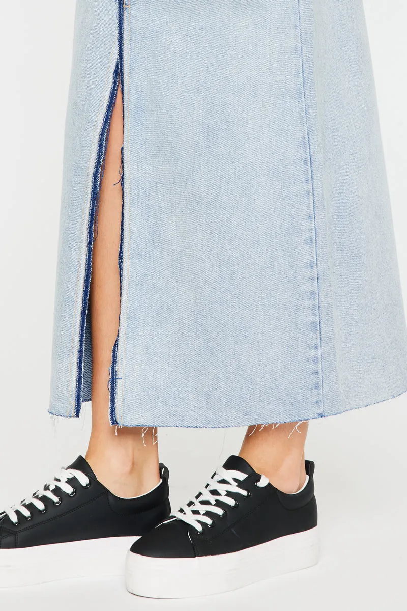 Babe Maxi Denim Skirt