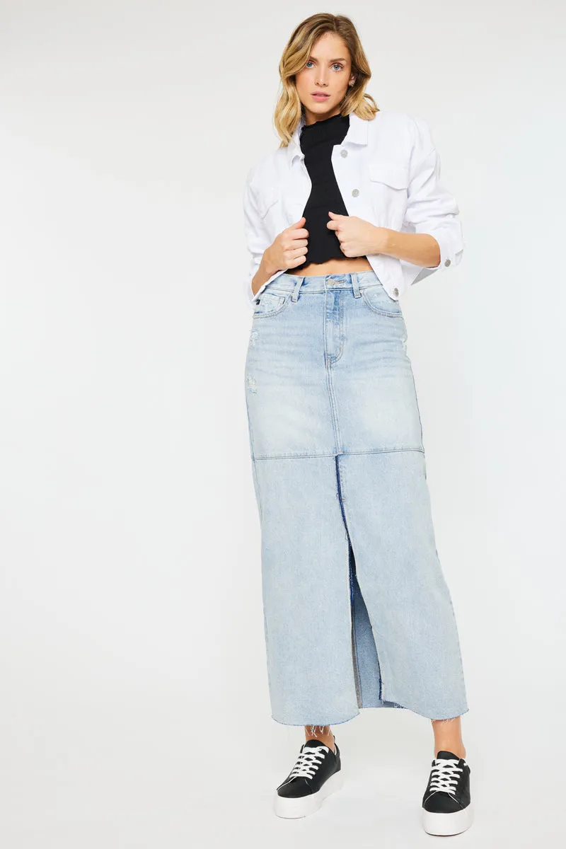 Babe Maxi Denim Skirt