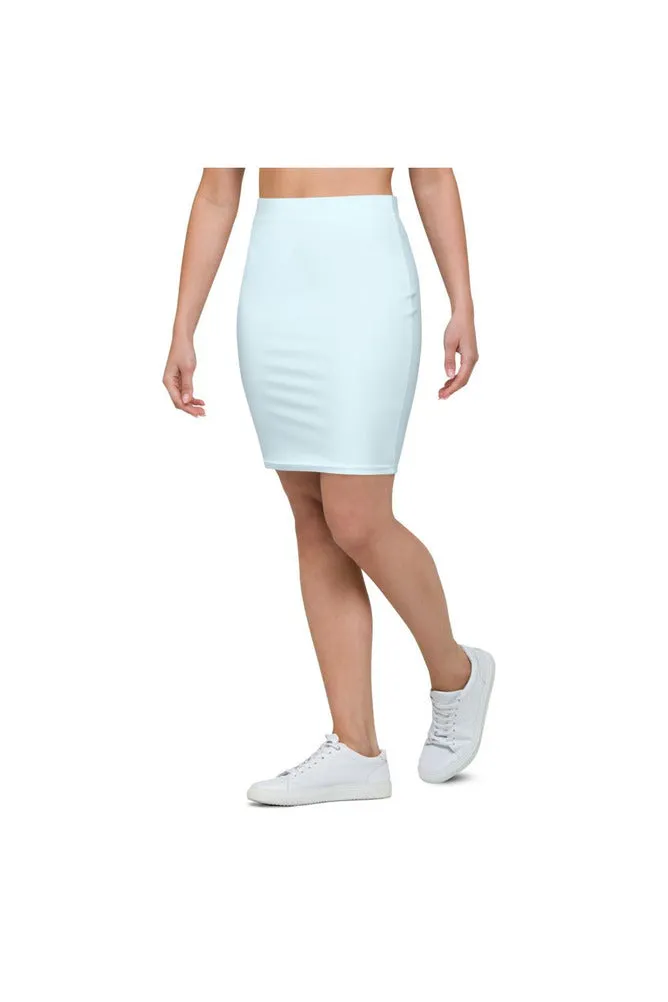 Baby Blue Pencil Skirt