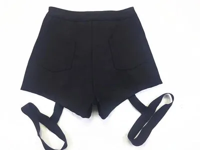 black punk skirt  KF25059