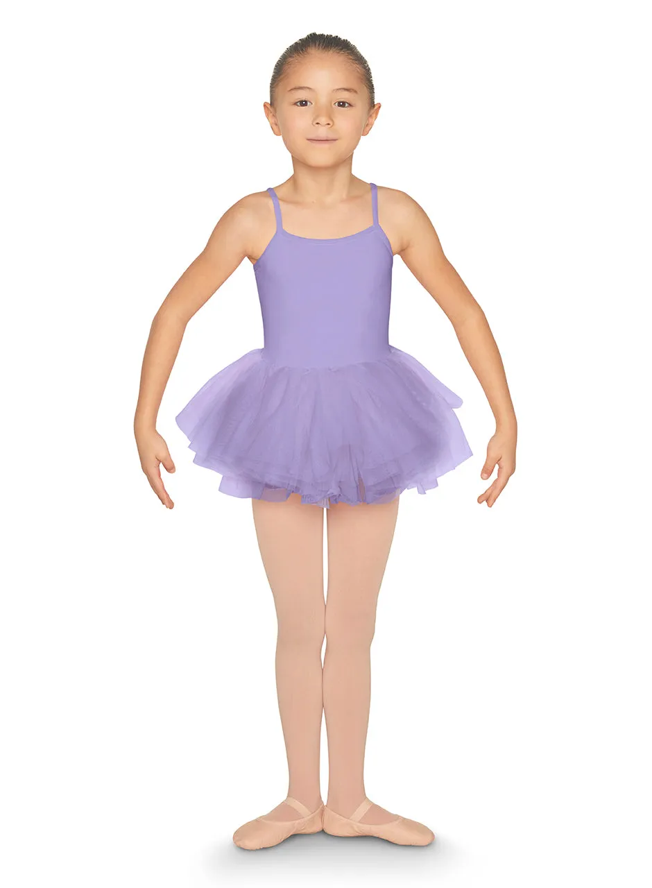 Bloch Child Flock Mesh Back Camisole Tutu Dress - CL5557