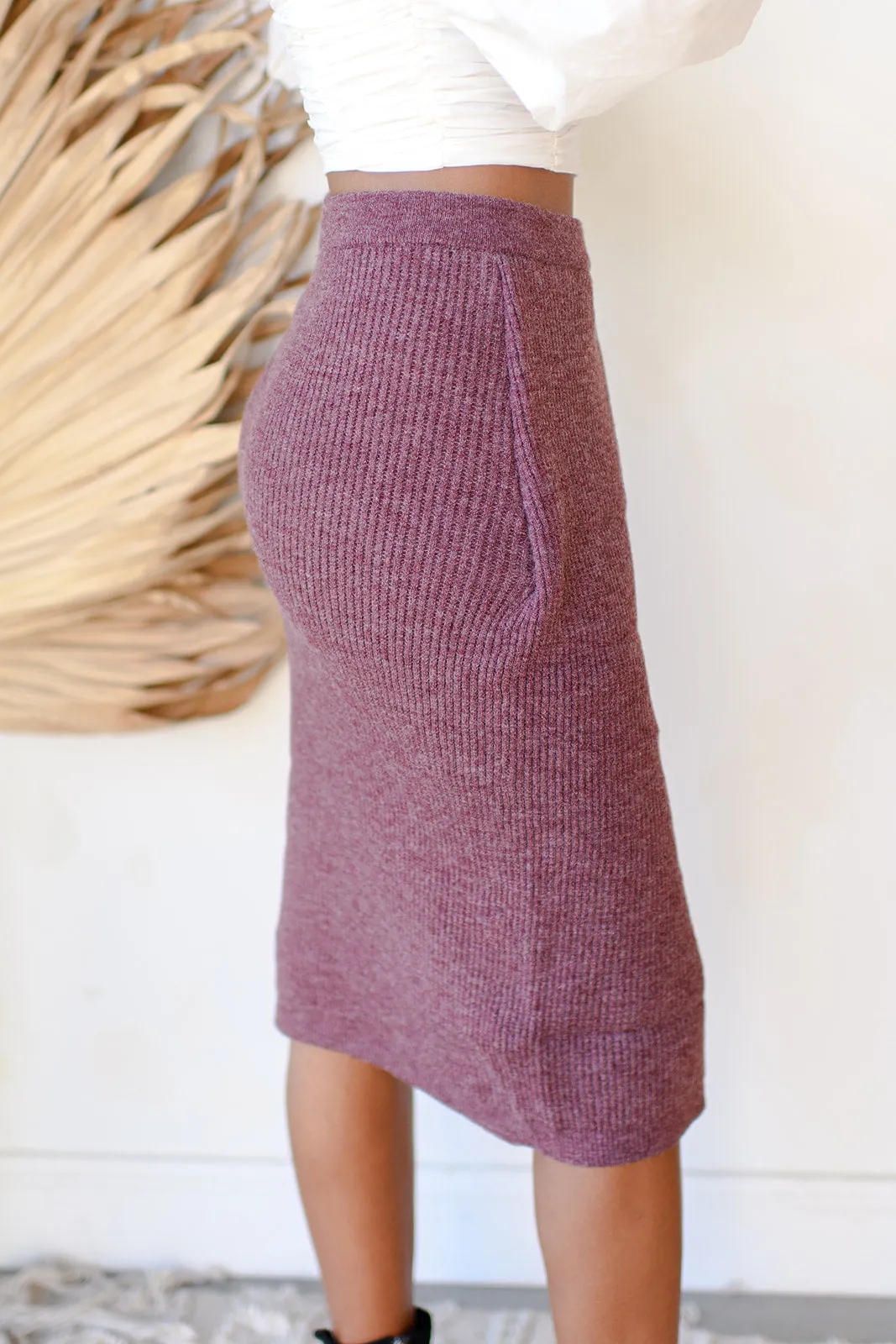 camden knit midi skirt