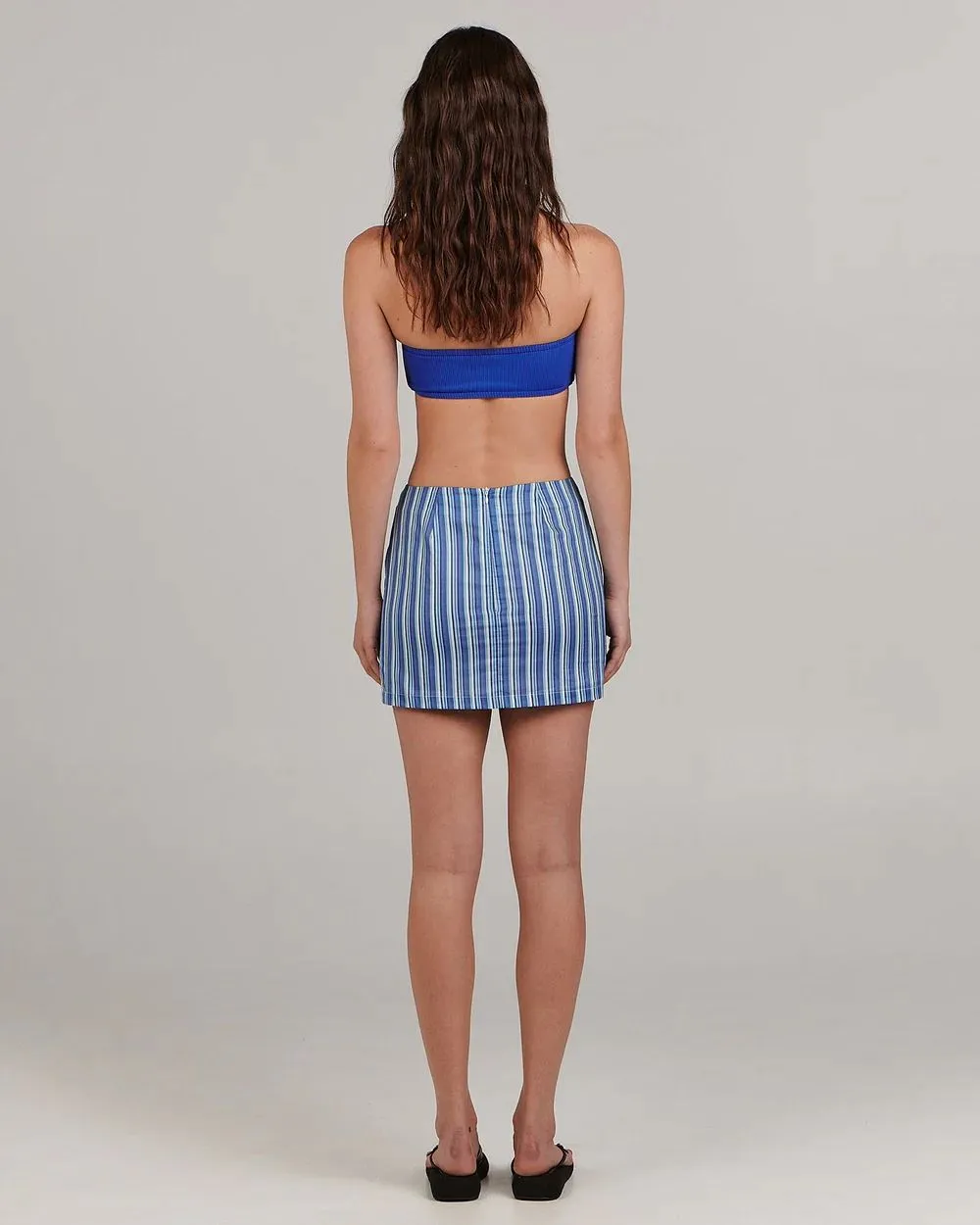 Charlie Holiday Alicia Mini Skirt - Sea Stripe