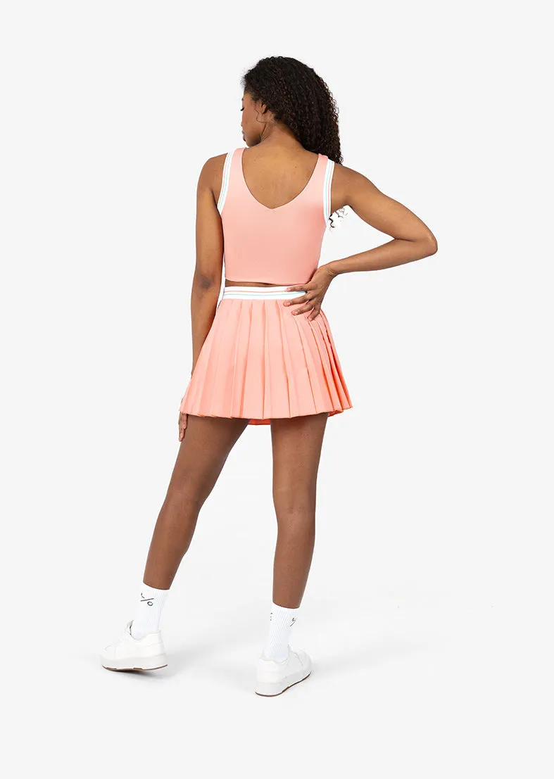 Club LC Vintage Pleated Skirt Peach