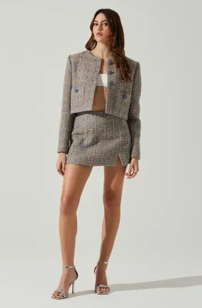 Covina Tweed Mini Skirt