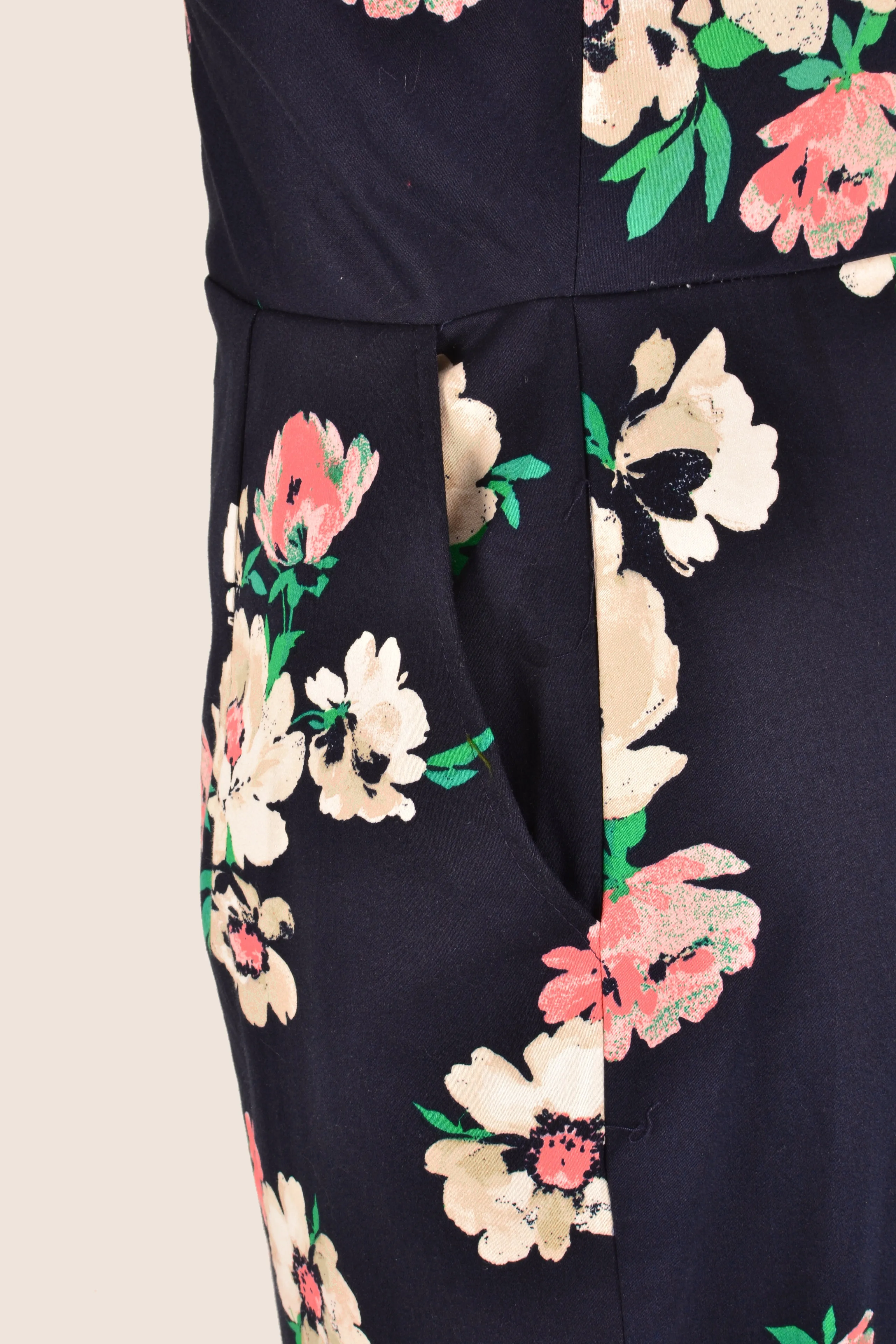 Dalena Navy Floral Dress