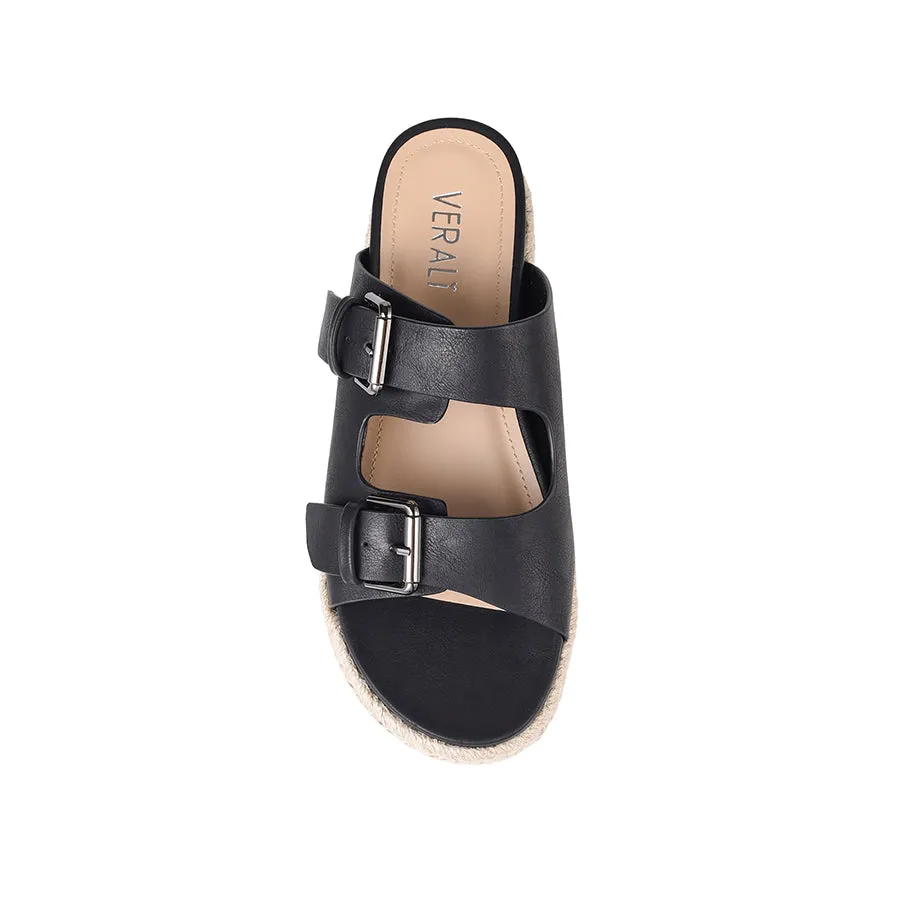 Denmark Footbed Slides - Black