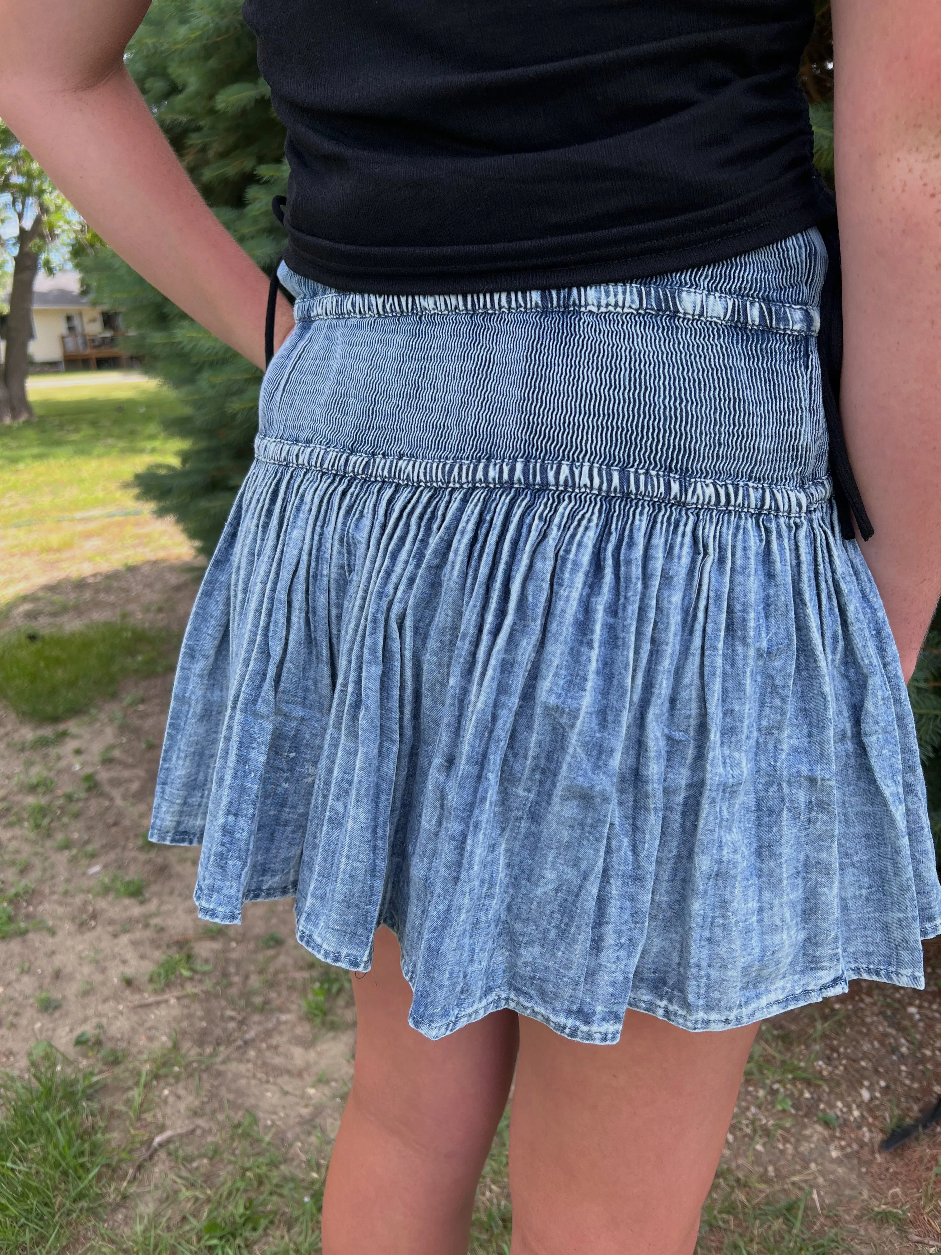 DEXLEE DENIM SKIRT BY IVY & CO