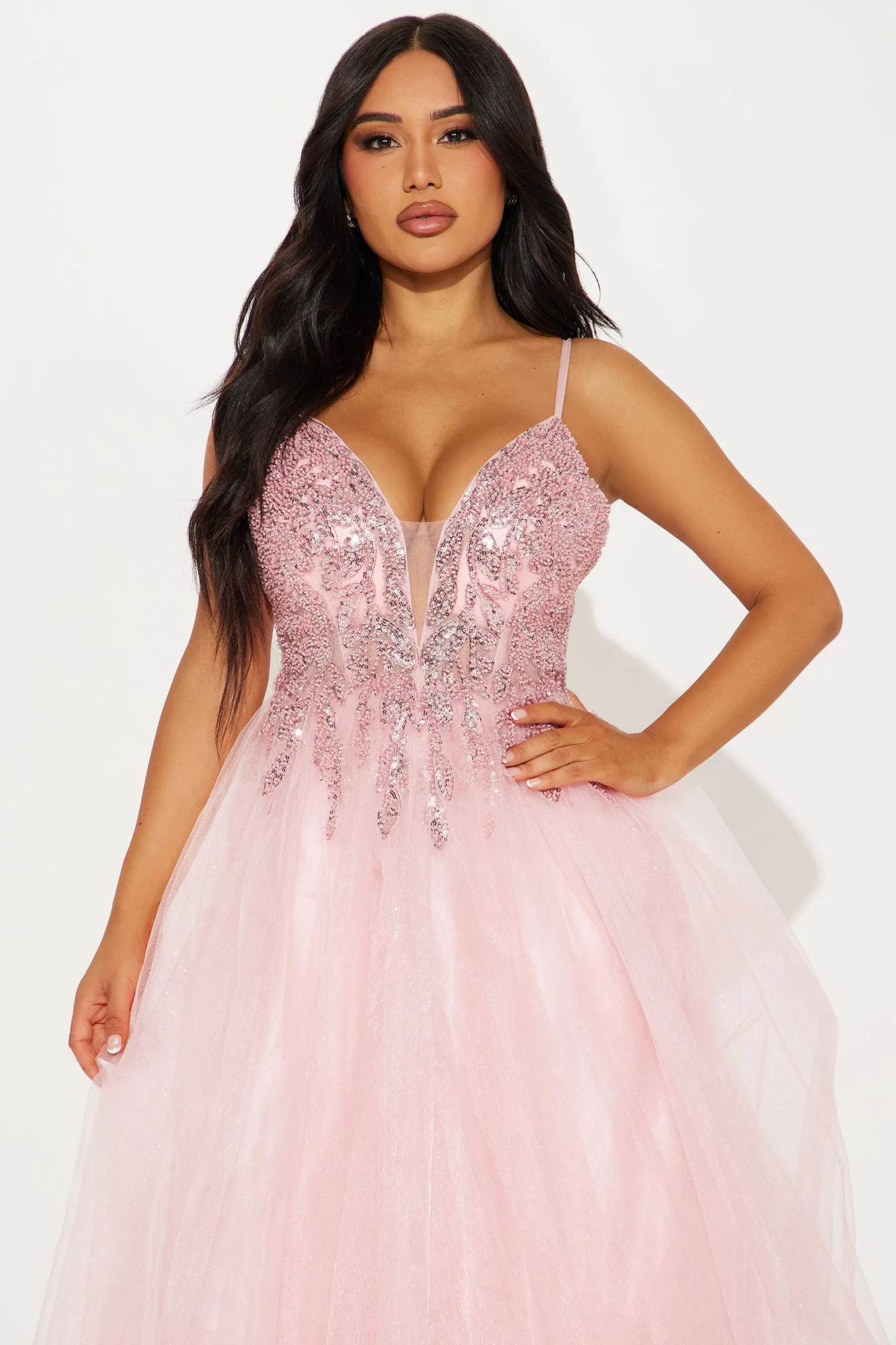 Fairy Tale Princess Maxi Dress - Blush