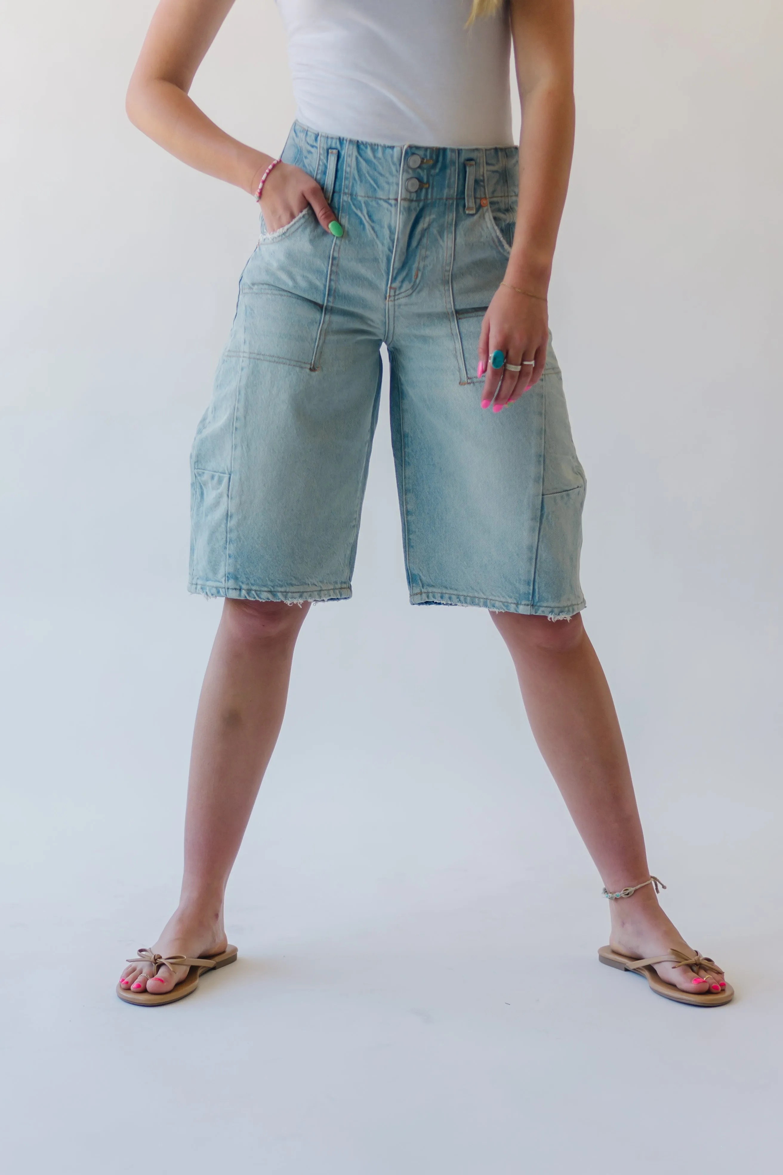 Free People: We The Free Extreme Measures Barrel Shorts in Break the Rules