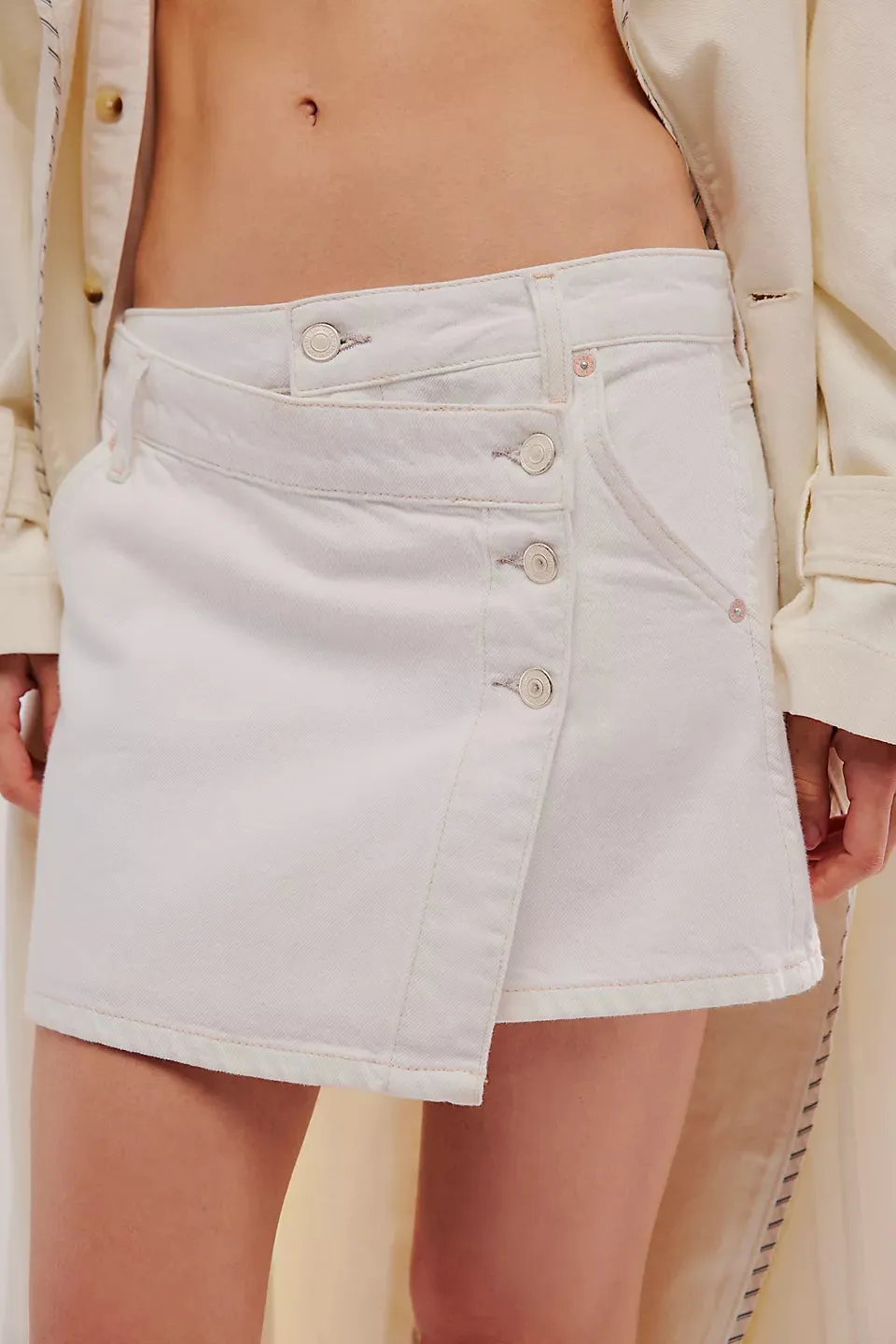 Free People Wynne Denim Skirt