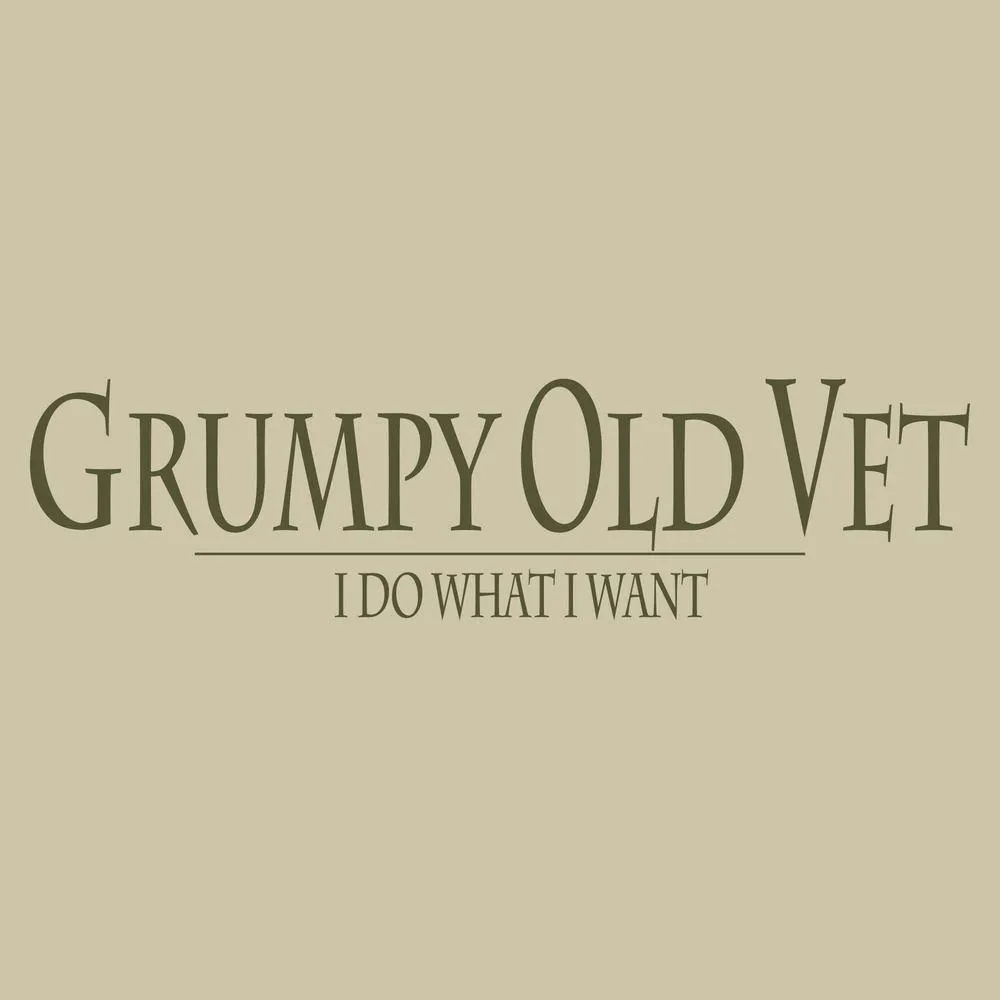 Grumpy Old Vet Long Sleeve - Sand