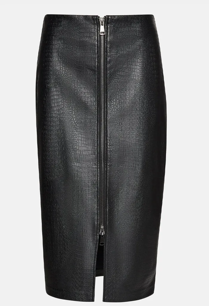 Hayes Midi Skirt-Dark Espresso