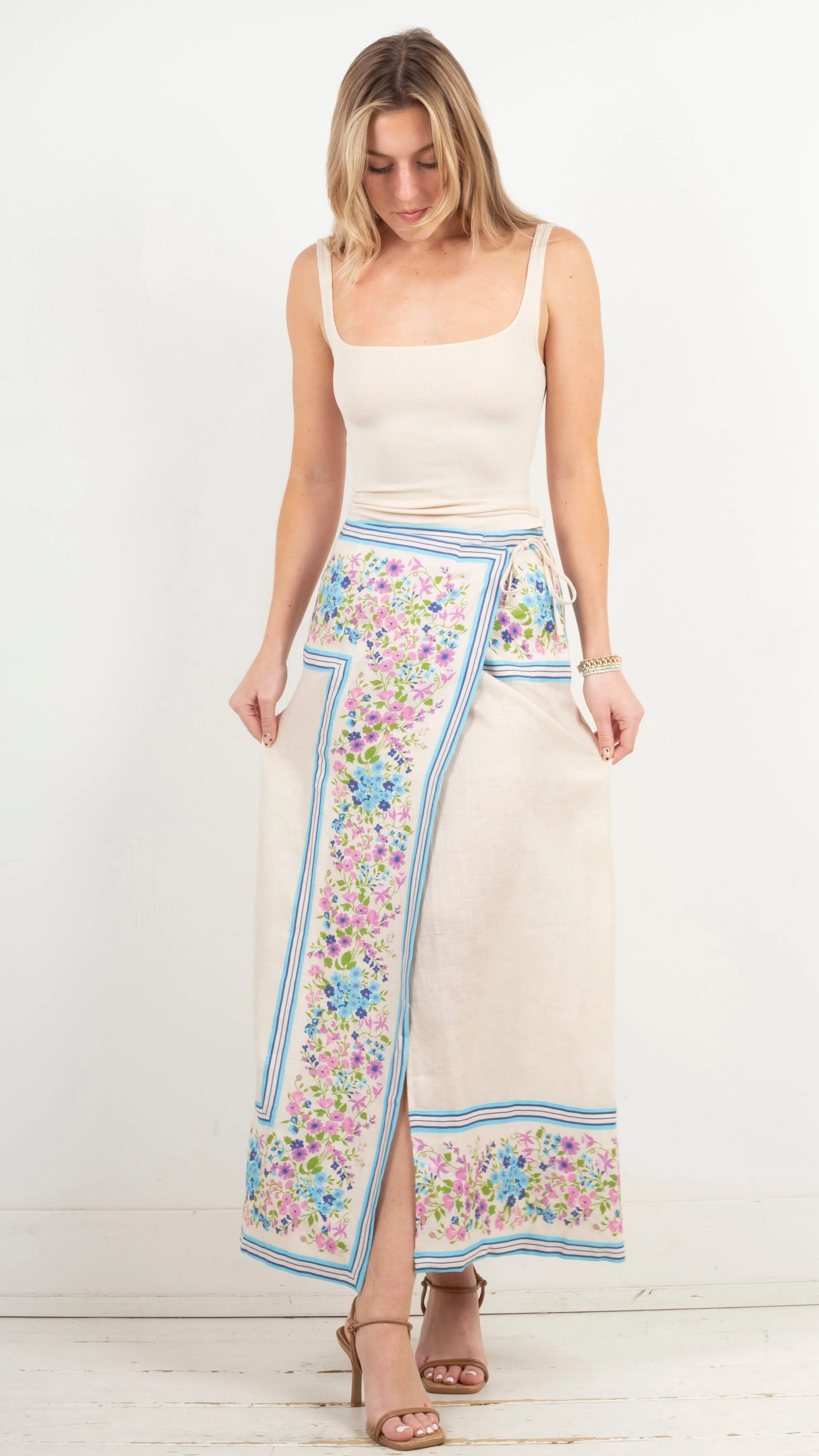 Impala Lily Wrap Skirt - Iris