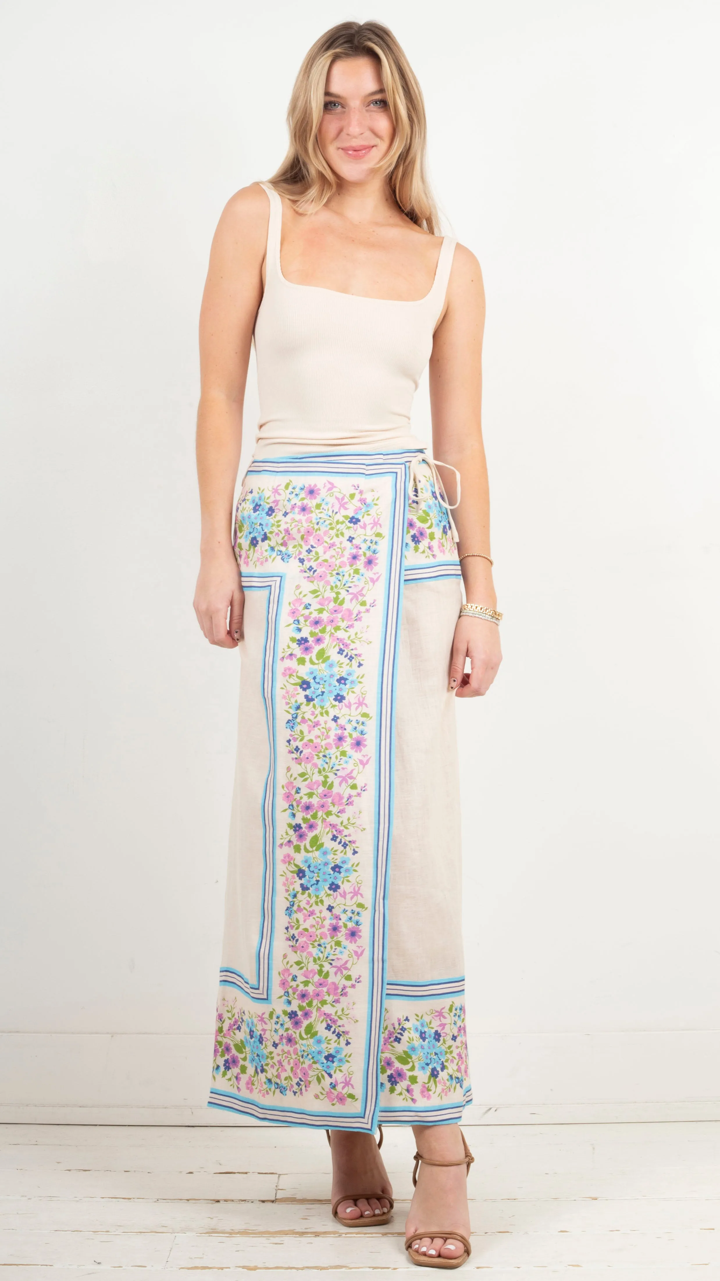 Impala Lily Wrap Skirt - Iris