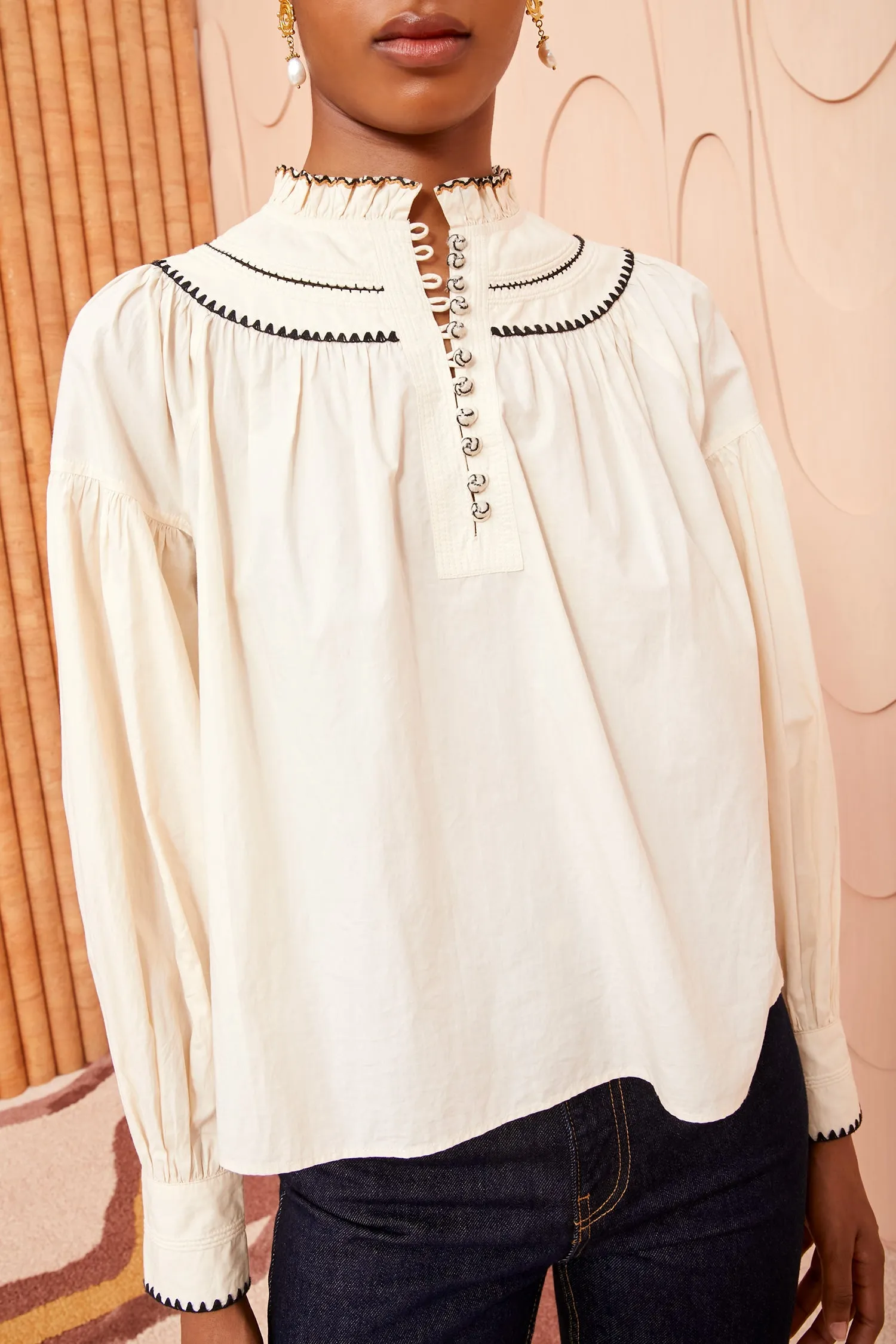 Lennie Blouse - Ivory