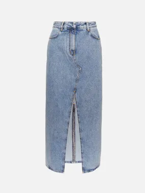 Long Denim Skirt