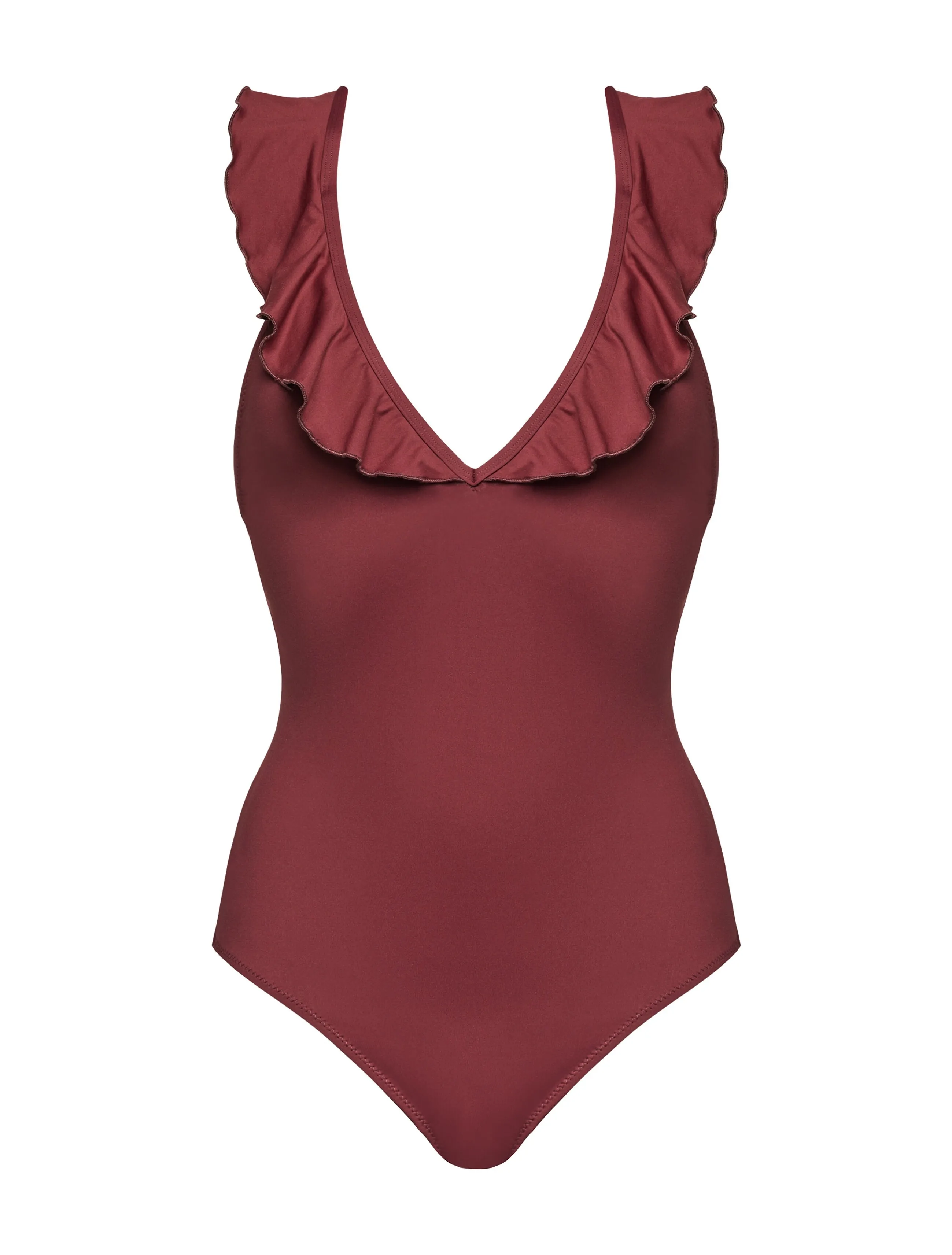 Maa Boo Maroon Volan One Piece Swimsuit