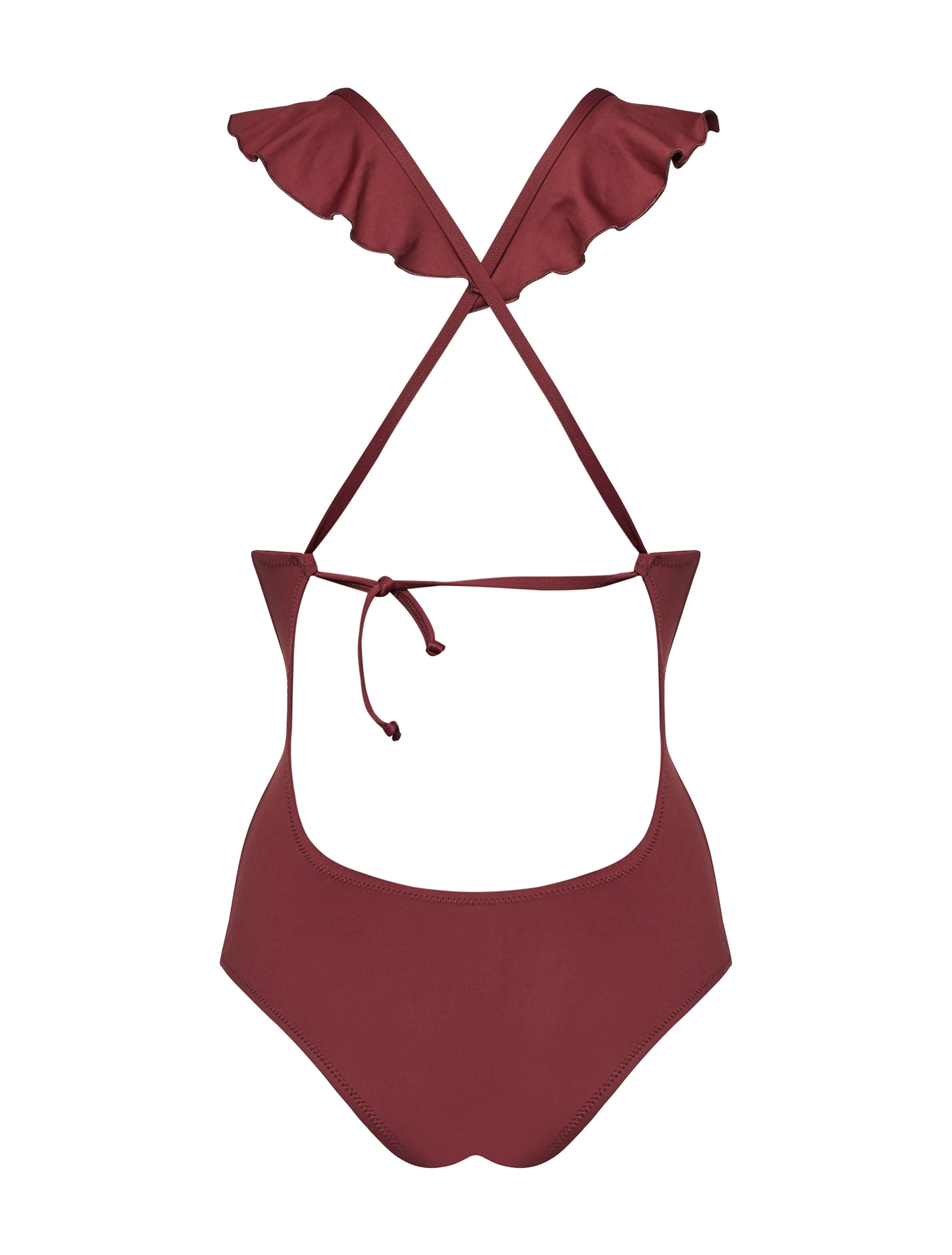 Maa Boo Maroon Volan One Piece Swimsuit