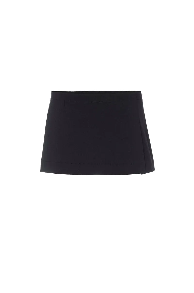 MICRO MINI SKIRT - BLACK