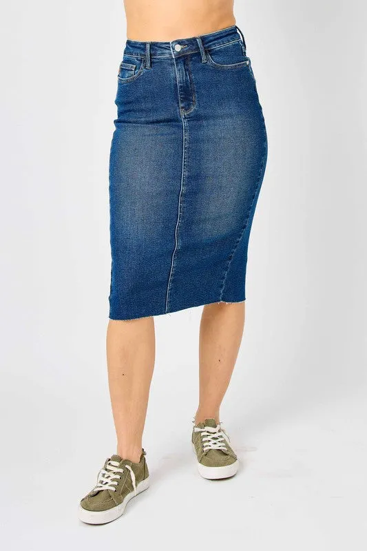 Mid-Length Skirt - Judy Blue