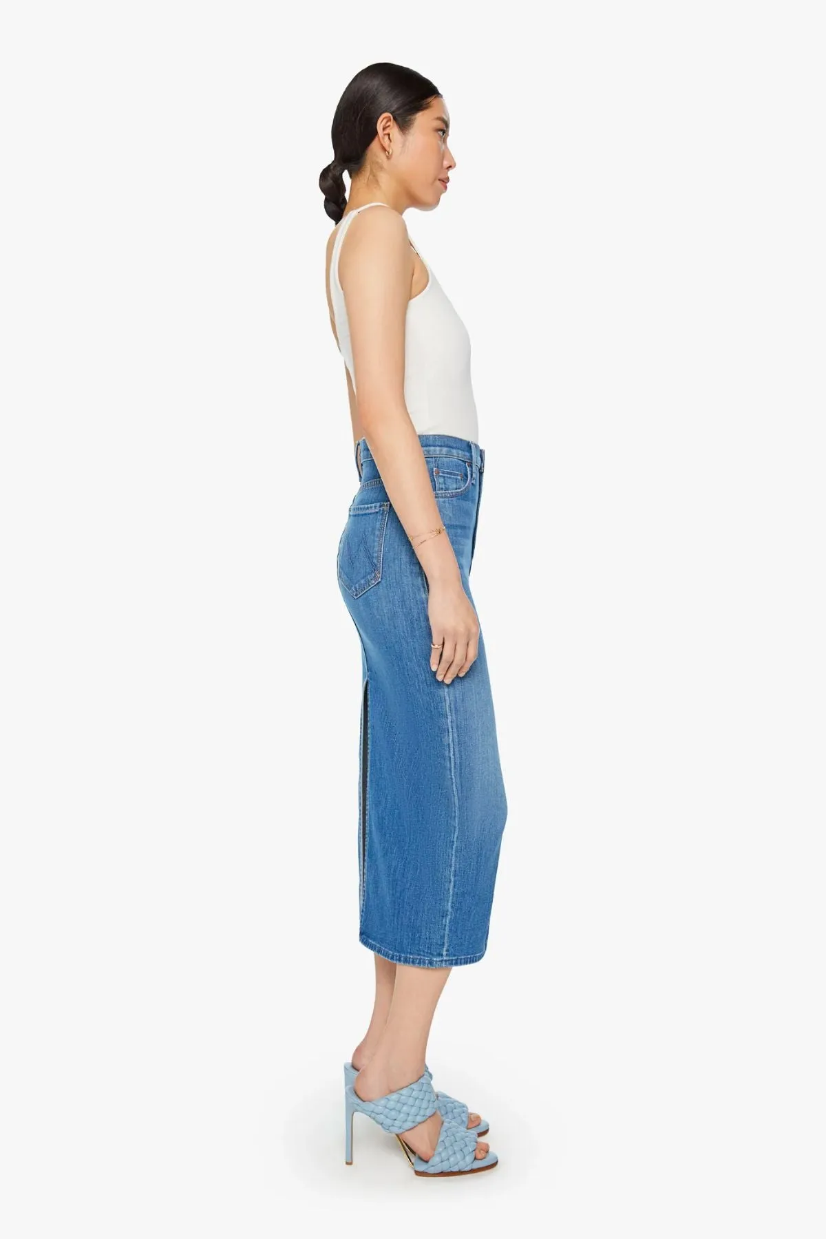 Mother Denim The Pencil Pusher Skirt - New Sheriff In Town