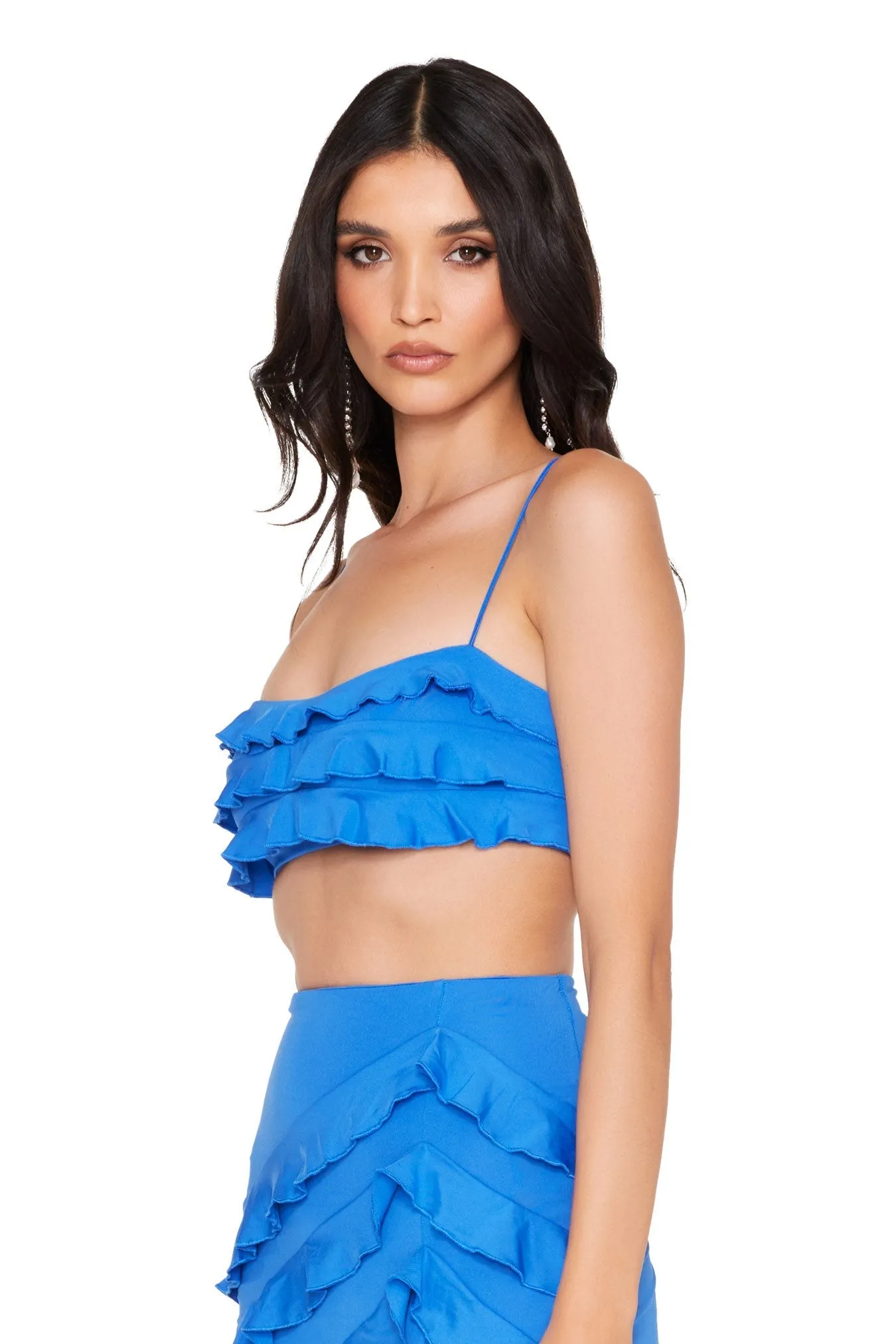 Nookie Kennedy Crop - Blue