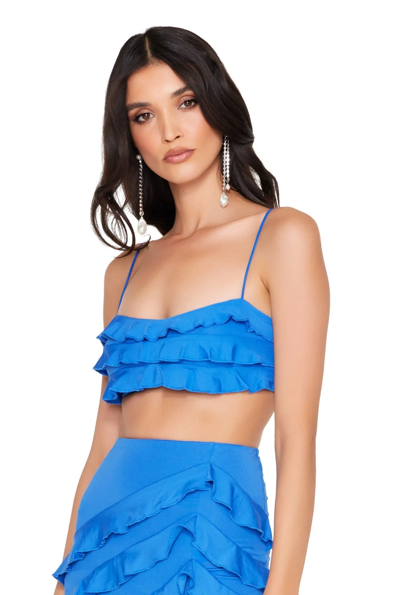 Nookie Kennedy Crop - Blue