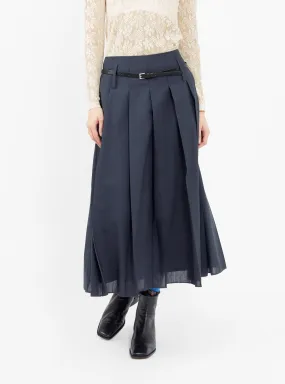 Odette Skirt Slate Blue