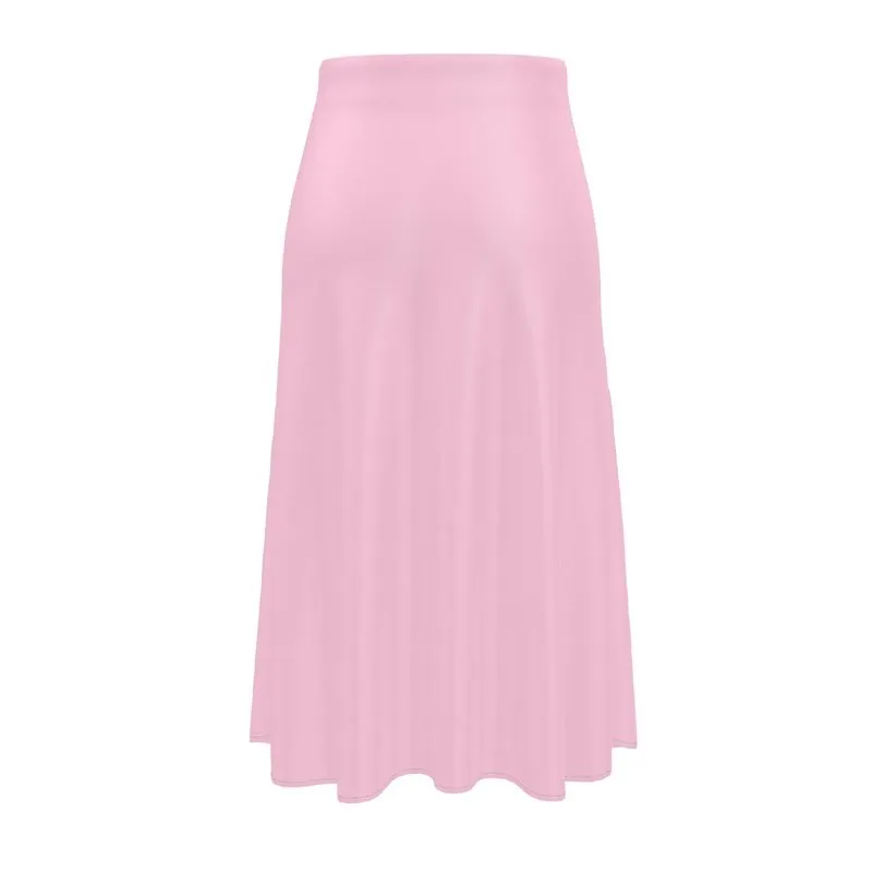 Pressed Rose Midi Skirt