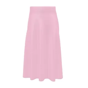 Pressed Rose Midi Skirt