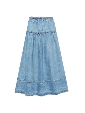 The Astrid Skirt in Adriatic Wash