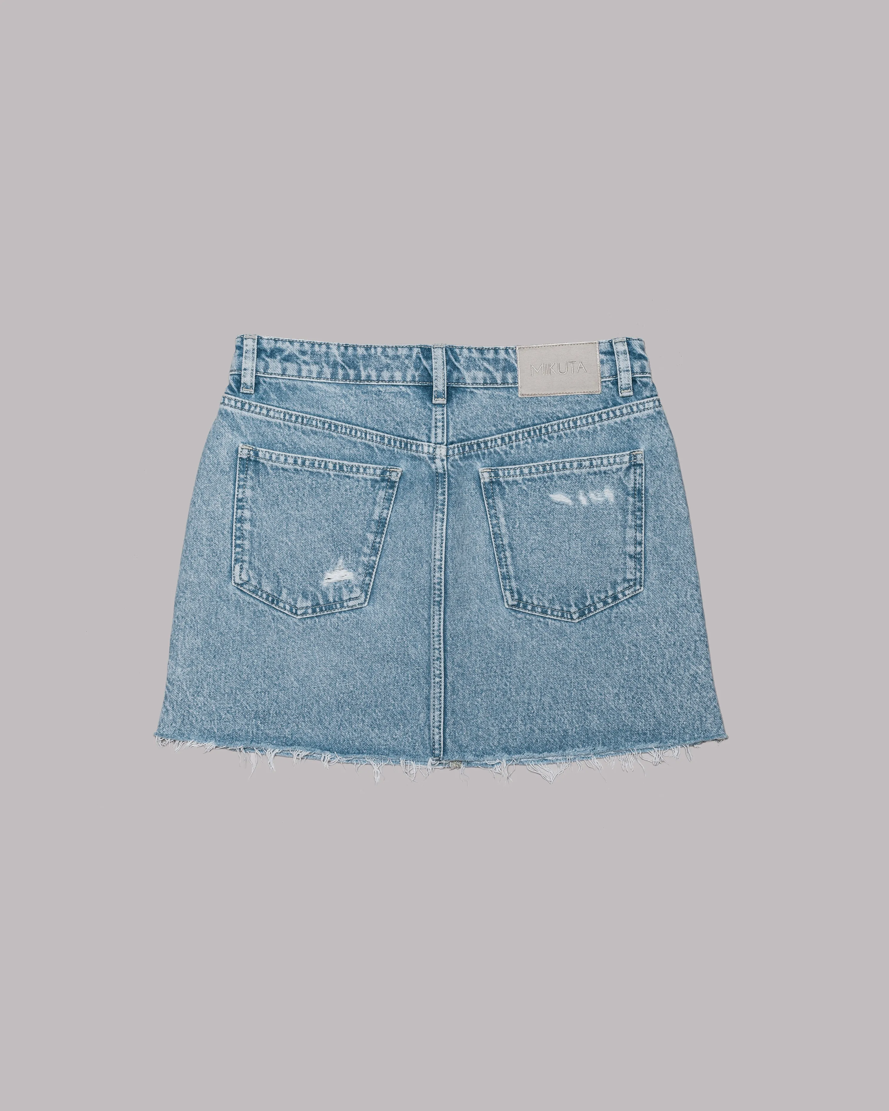 The Blue Denim Skirt