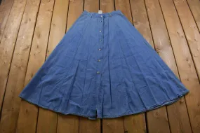 Vintage 1980's Kayo Women's Jean Skirt 25 x 35 / Women's Vintage / Made in USA / American Vintage / Streetwear Fashion / Vintage Skirt