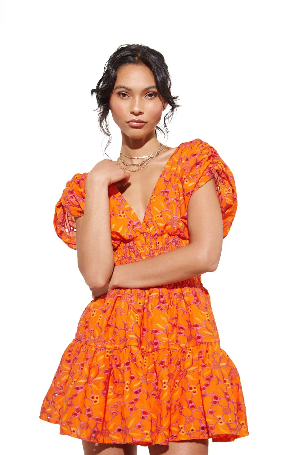 Waimari - Frida Mini Dress - Orange