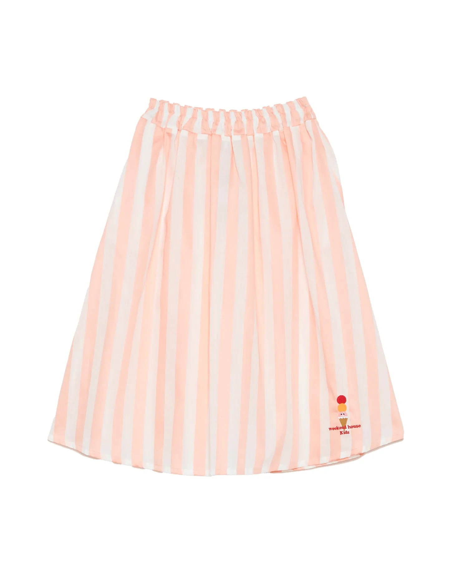 WEEKEND HOUSE KIDS Things I Like PINK STRIPES ICE-CREAM LONG SKIRT