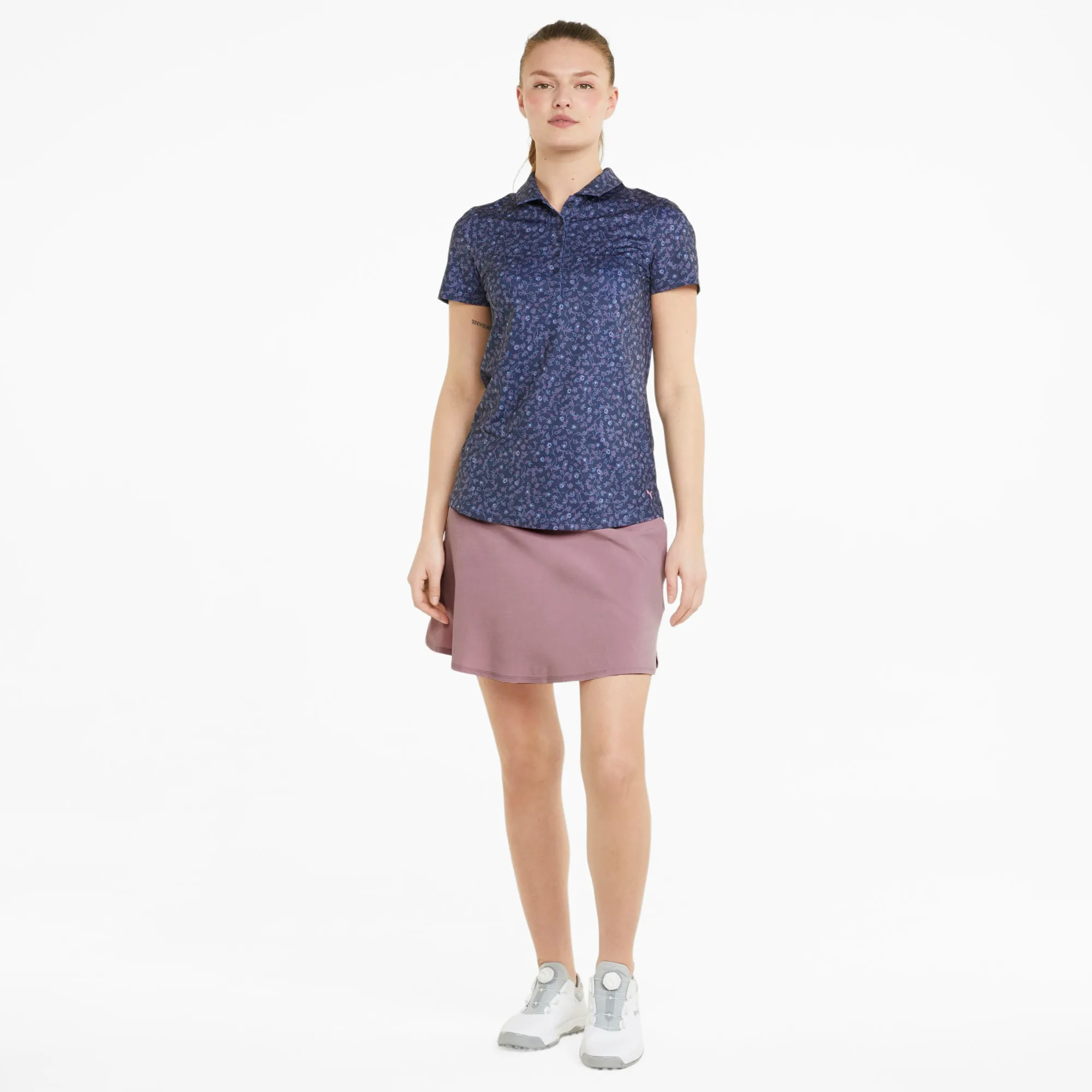 Women's PWRSHAPE Solid Golf Skirt | Pale Grape